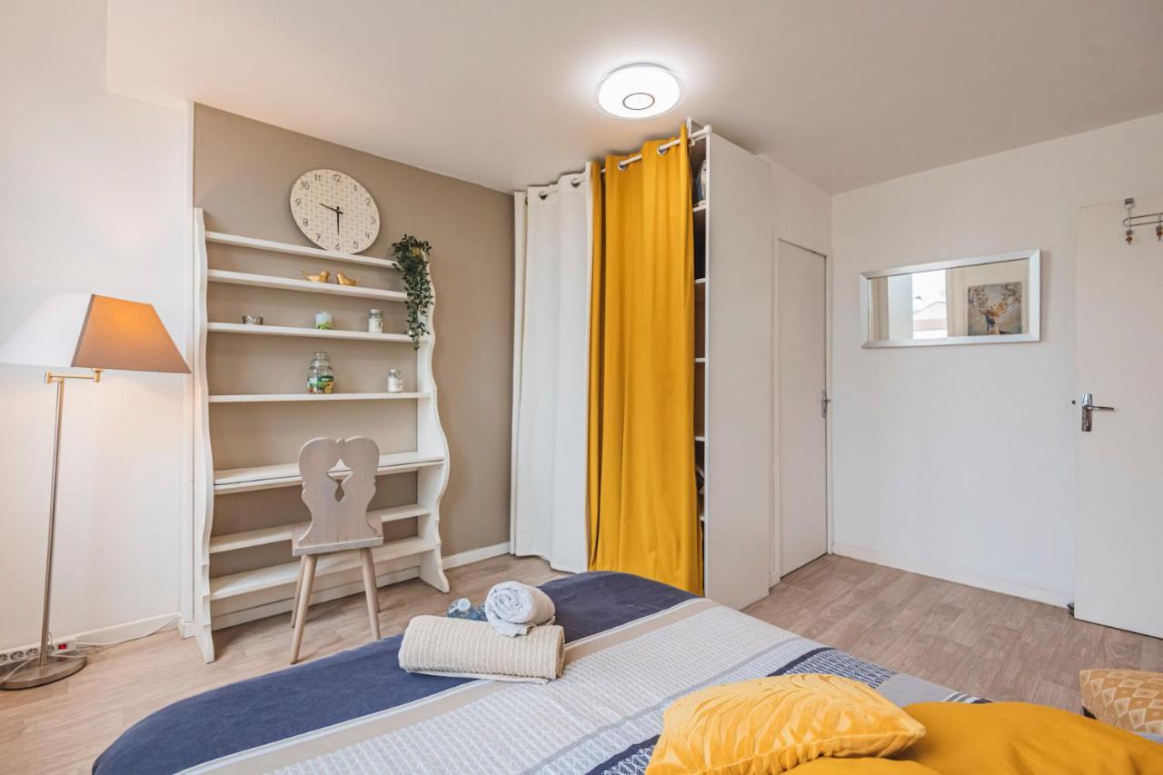 Joli Studio"Le Clair Logis" Gare Centre Petit Dejeuner Possible Reims Buitenkant foto